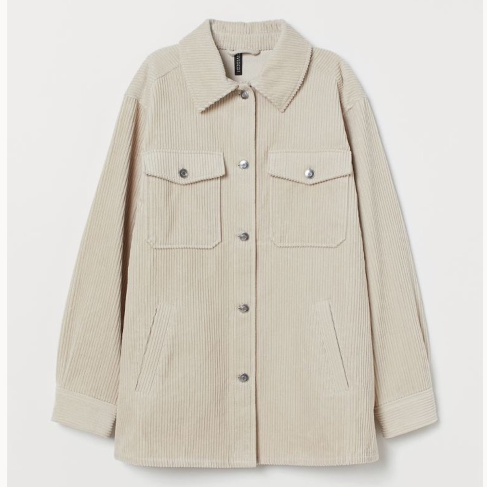 NWOT H&M Oversized Shacket - L